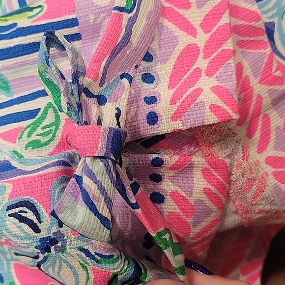 Lilly Pulitzer Mila Shift Dress Pink Tropics In The Groove Engineered-Si… - Picture 12 of 17